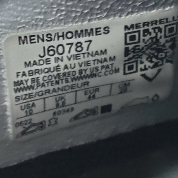 Merrell Men's Jungle Moc Suede Slip-on Gunsmoke  Size 10M US - Picture 9 of 10